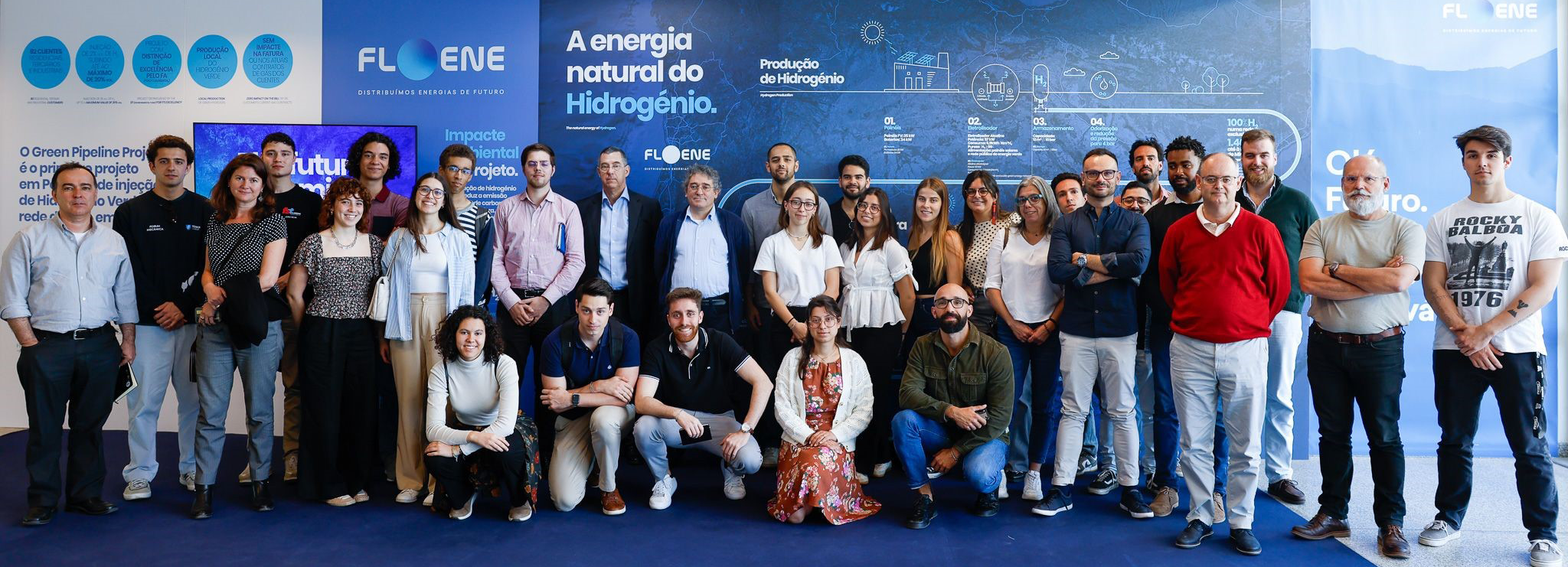 Estudantes de Engenharia Mecânica exploram tecnologias inovadoras no Green Pipeline Project durante visita à Floene