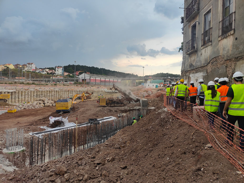Obra de Campolide do Plano Geral de Drenagem de Lisboa